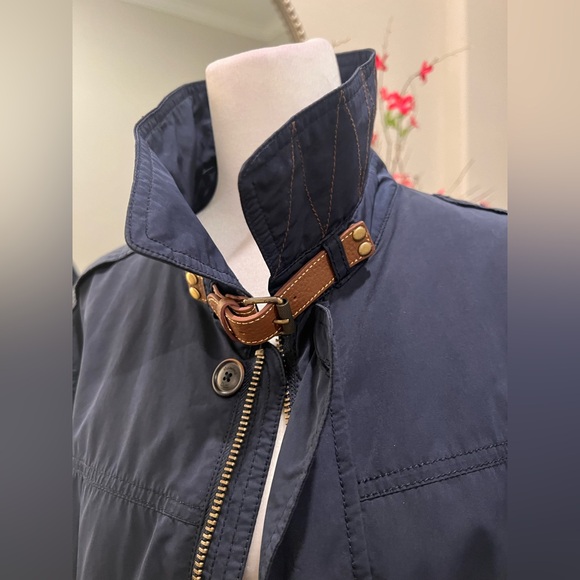 Massimo Dutti Dark Blue Lightweight mens Jacket Large - Picture 4 of 16